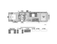 2024 ATC Pla 700 Series Toy Hauler 3619 Fifth Wheel at Camperland RV STOCK# N232326 Floor plan Image