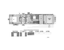2024 ATC Pla 700 Series Toy Hauler 4023 Fifth Wheel at Camperland RV STOCK# N232861 Floor plan Image